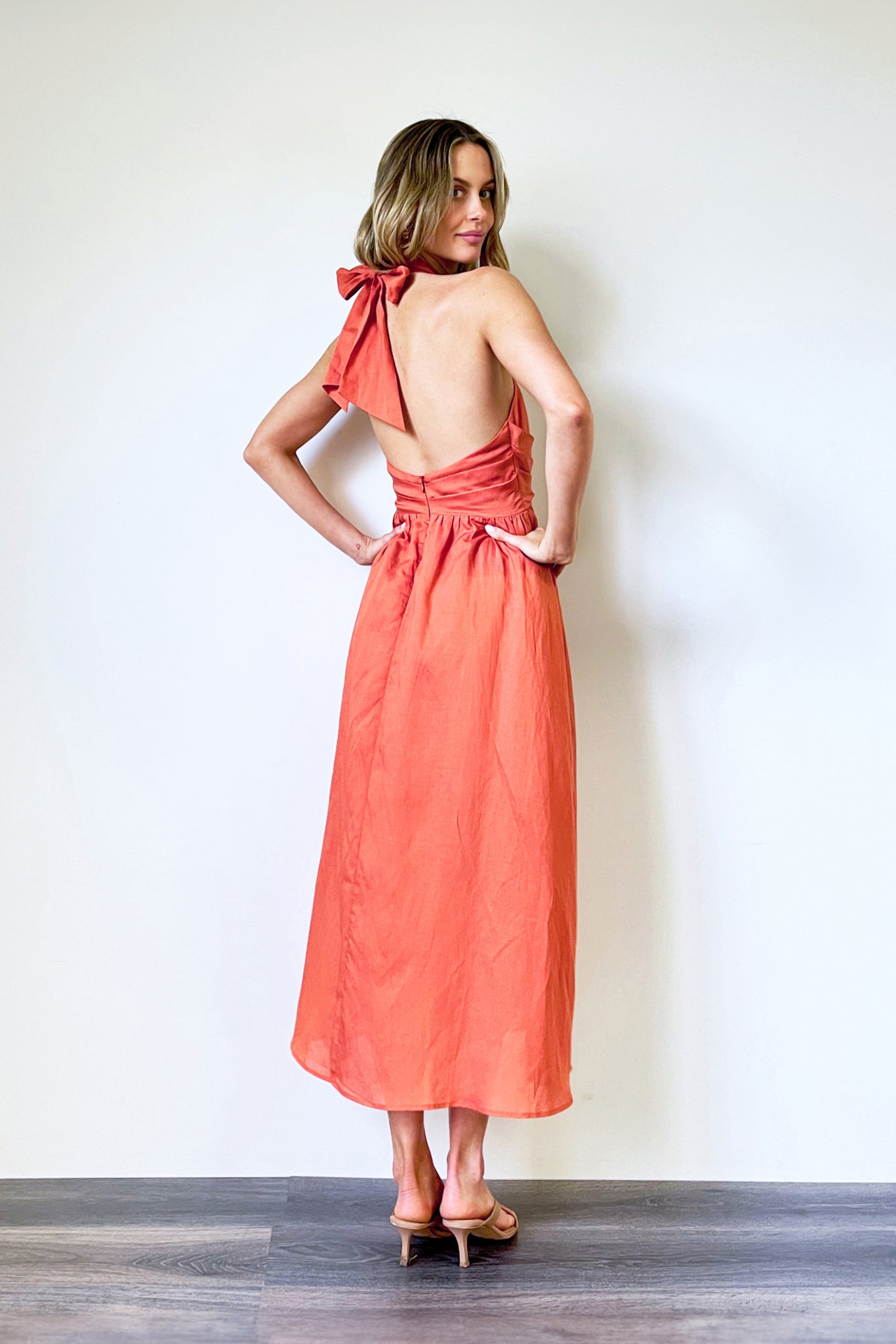 Rosette Maxi Dress