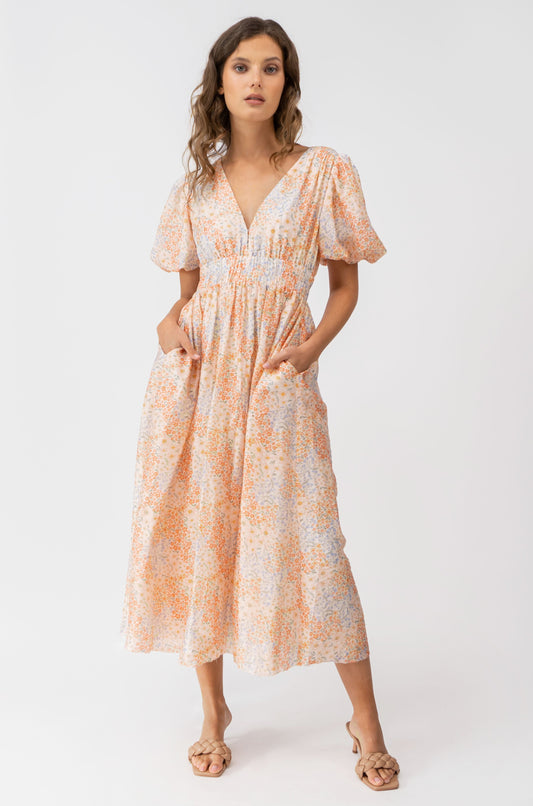 Madison Floral Print Dress