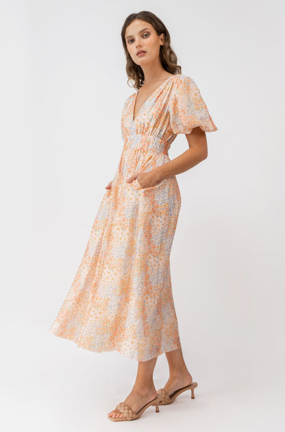 Madison Floral Print Dress